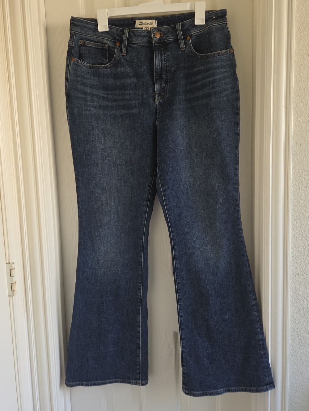 Madewell Curvy‎ Skinny Flare Jeans Instacozy Edition Alvord Wash Size 32